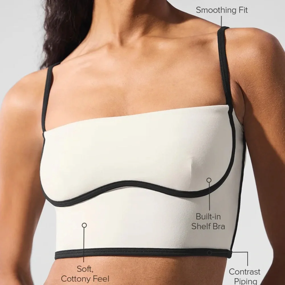 ALO Yoga Airbrush Streamlined Bra Tank & Skirt Set